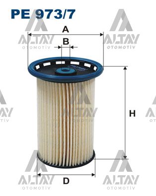 Volkswagen Tiguan Yakıt Filtresi 2010-2016 OEM 7N0127177B